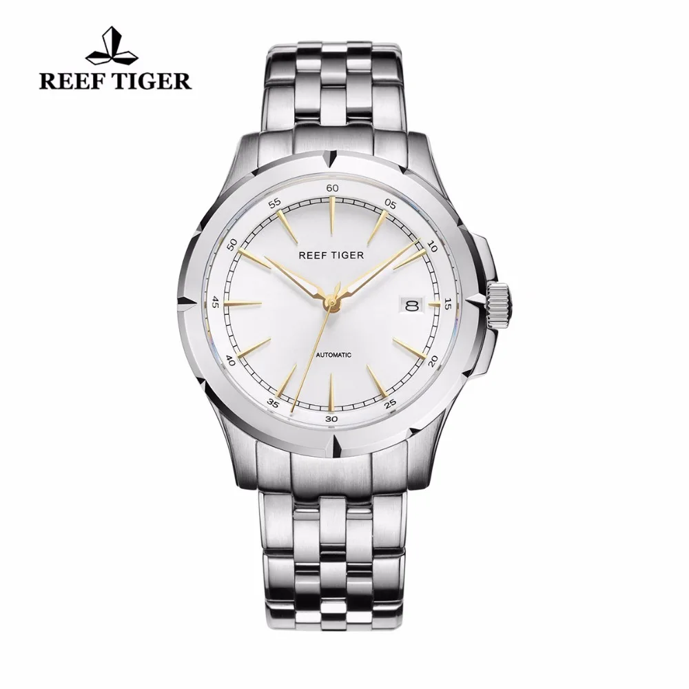 Часы мужские с автоматической датой полностью стальные RGA819|watch automatic|watch businesswatch new