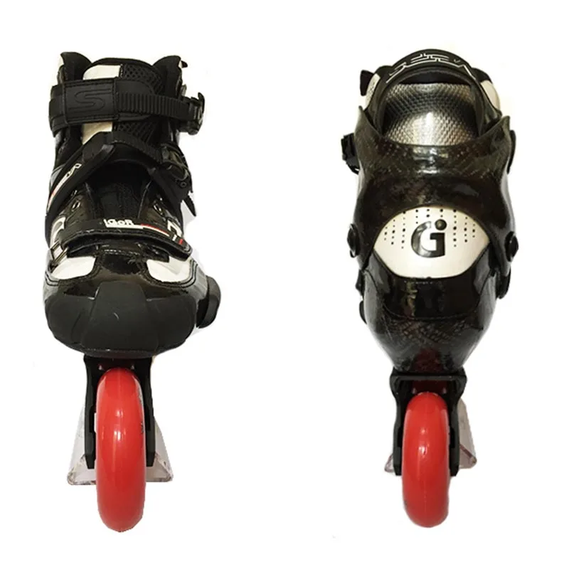 100% الأصلي سيبا ايغور 10th المهنية الكبار حذاء تزلج بعجلات ألياف الكربون سباق التعرج التزلج الشريحة الشحن Patines