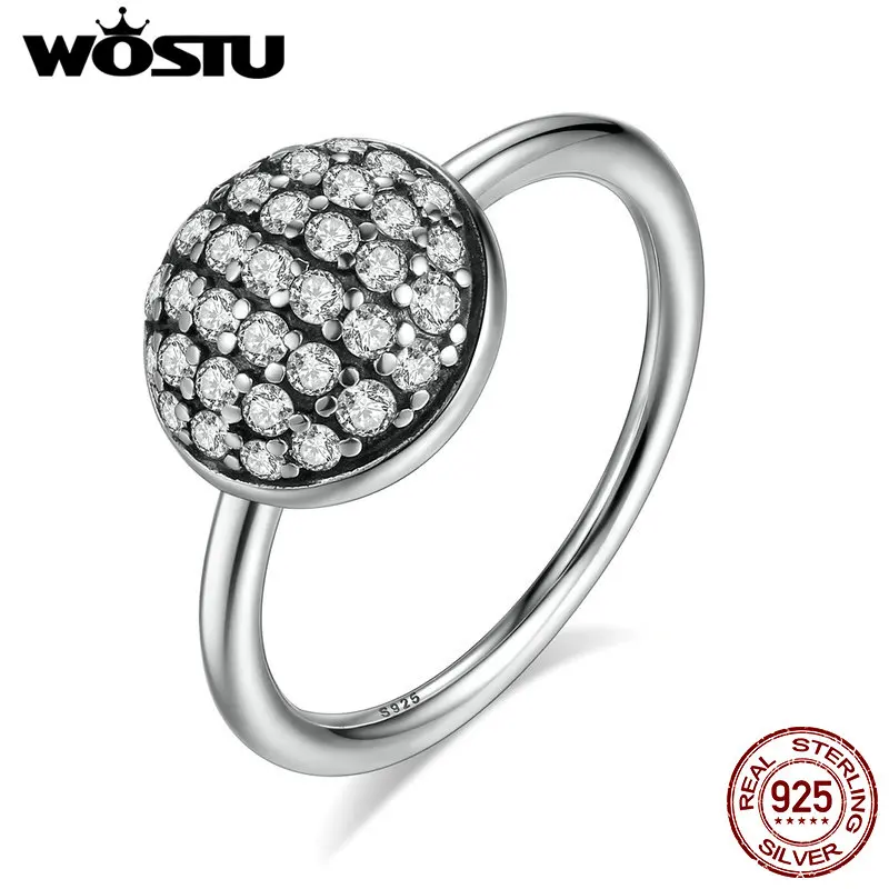 

WOSTU 925 Sterling Silver Dazzling Droplet Ring For Women Compatible With Original WST Ring Luxury S925 Jewelry Gift XCH7602