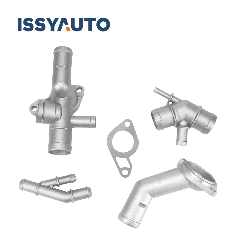 

Aluminum Coolant Flange For Beetle Bora Golf For Audi TT 2000-2002 5 Pcs Upgrade Kits 1J0121087C 1J0121087E