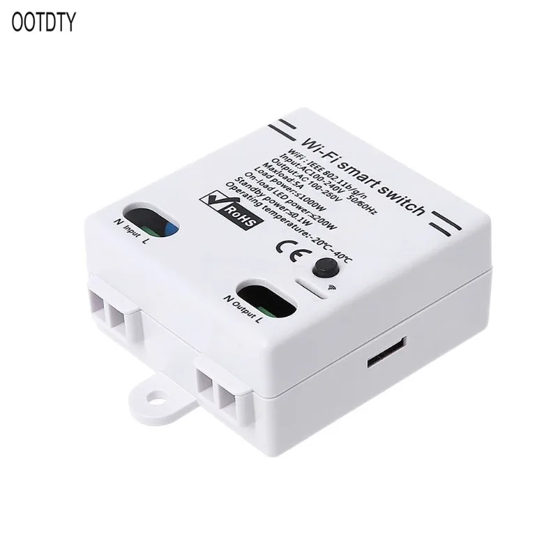 

Wifi Smart Switch Wireless APP Remote Control Smart Home Module AC100-240V 5A