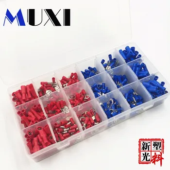 

360Pcs Assorted Insulated Spade Crimp Terminal Electrical Wire Connector Set Red Blue Yellow