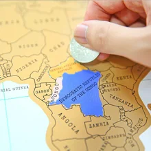 Mapa del mundo para rascar, Mapa del mundo para rascar, cartel de lujo, Mapa del mundo para rascar