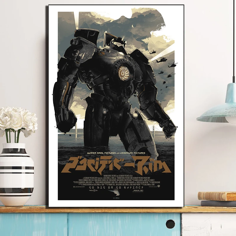 

Pacific Robo Cop Movie Hot Classic Movie Paintings On Canvas Modern Art Poster Wall Pictures For Living Room Home Decoration