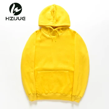 

HZIJUE 2017 New yellow/orange/blue/red HOODIE Hip Hop Street wear Sweatshirts Skateboard Men/Woman Pullover Hoodies Male Hoodies