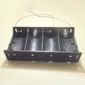 

35pcs 4 Pack D Size Battery Case Holder 4 x 1.5V Battery Storage Box with wire Size D