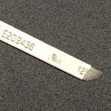 100 шт микроблейдинг иглы 11 Pin Перманентный макияж бровей игла для нанесения татуировки для 3D бровь Вышивание татуировка