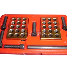 1 Набор прецизионных 23 Отверстия 1-2-" блоки с гаечный ключ 23 Отверстия параллельный блок с винтовым гаечным ключом комплект параллельных зажимных блоков