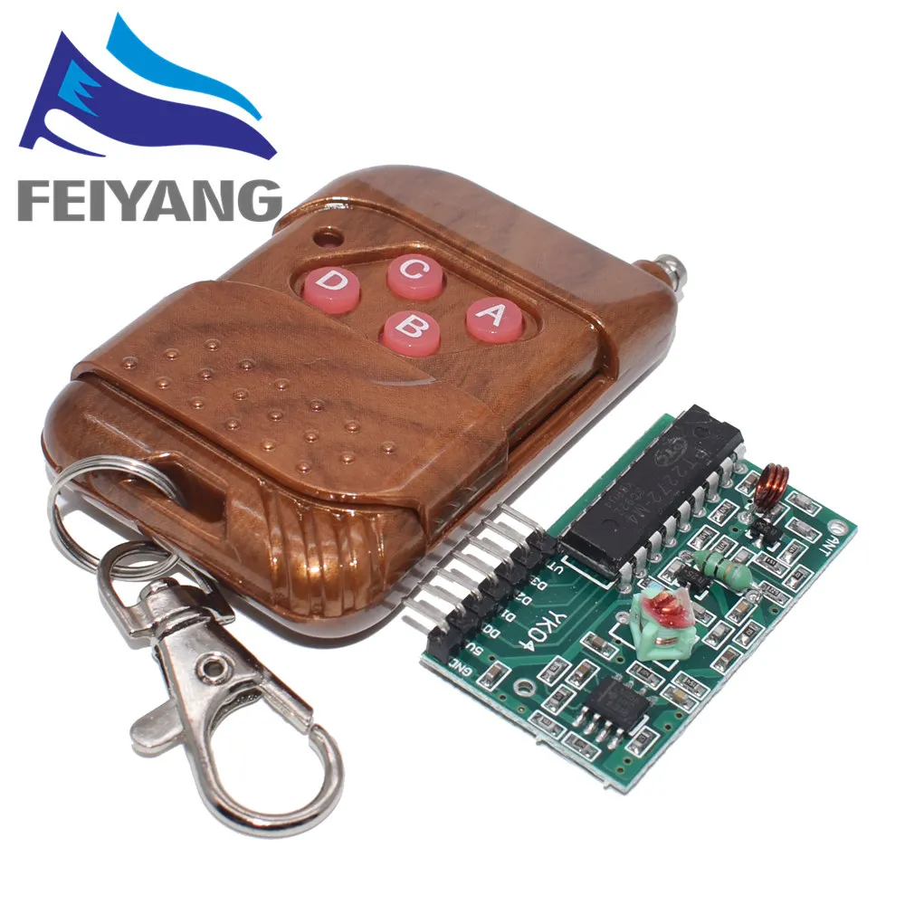 

10set IC 2262/2272 4 CH 315Mhz Key Wireless Remote Control Kits Receiver module