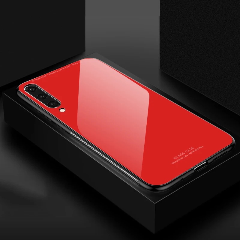 Glass-Cases-For-Samsung-A50-Case-Glossy-Tempered-Glass-Silicone-Frame-Hard-Back-Cover (15)