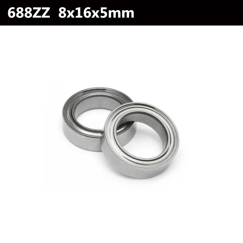 

10pcs 688ZZ 688Z 688 ABEC-5 8*16*5 Miniature Ball Radial Deep Groove Ball Bearings