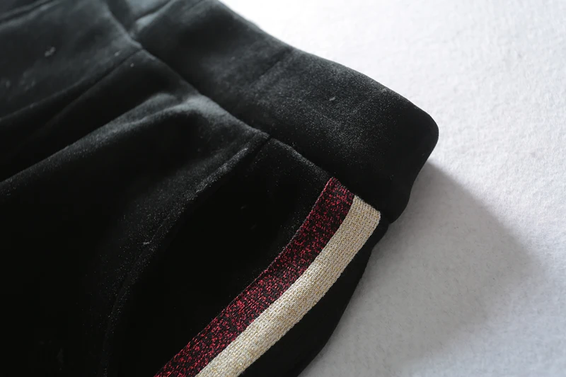 Rayas Tejido Plano Tamaño longitud Samgpilee Elástico Más Nuevo Pantalones A Invierno Cintura 2018 Black 27 Tobillo Lápiz Mujeres Medio Moda Casual 33 qw0PxOR