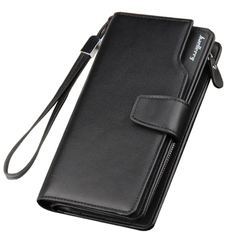 

Baellerry Multi-functional Wallet Men Leather Clutch Big Capacity Card Holder Coin Purse Mens Wallets Purses Luxury Men's Vallet