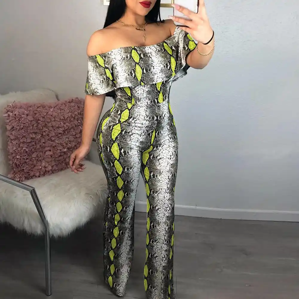one piece off shoulder jumpsuit