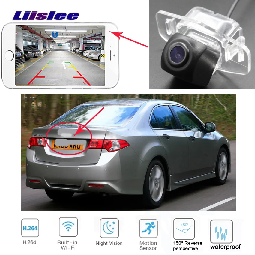 LiisLee для Honda Accord Europe & Japan 2013 ~ 2015 Spirior China Беспроводная камера ночного видения|Камера