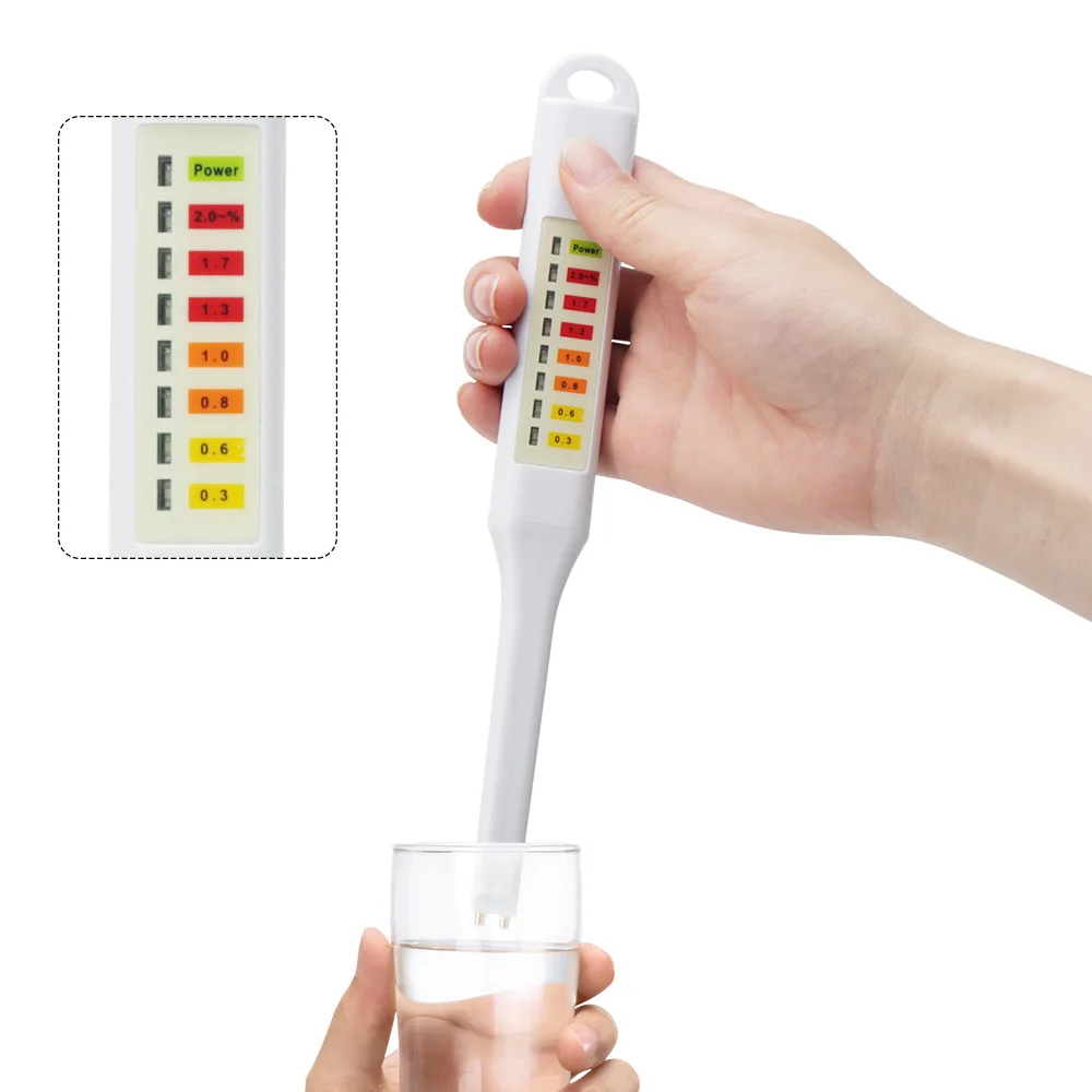 

NEW LED Electronic Salinity Meter 7 Levels LED Display Food Soup Salt Salinity Tester Salt Concentration Index Analyzer PH Meter