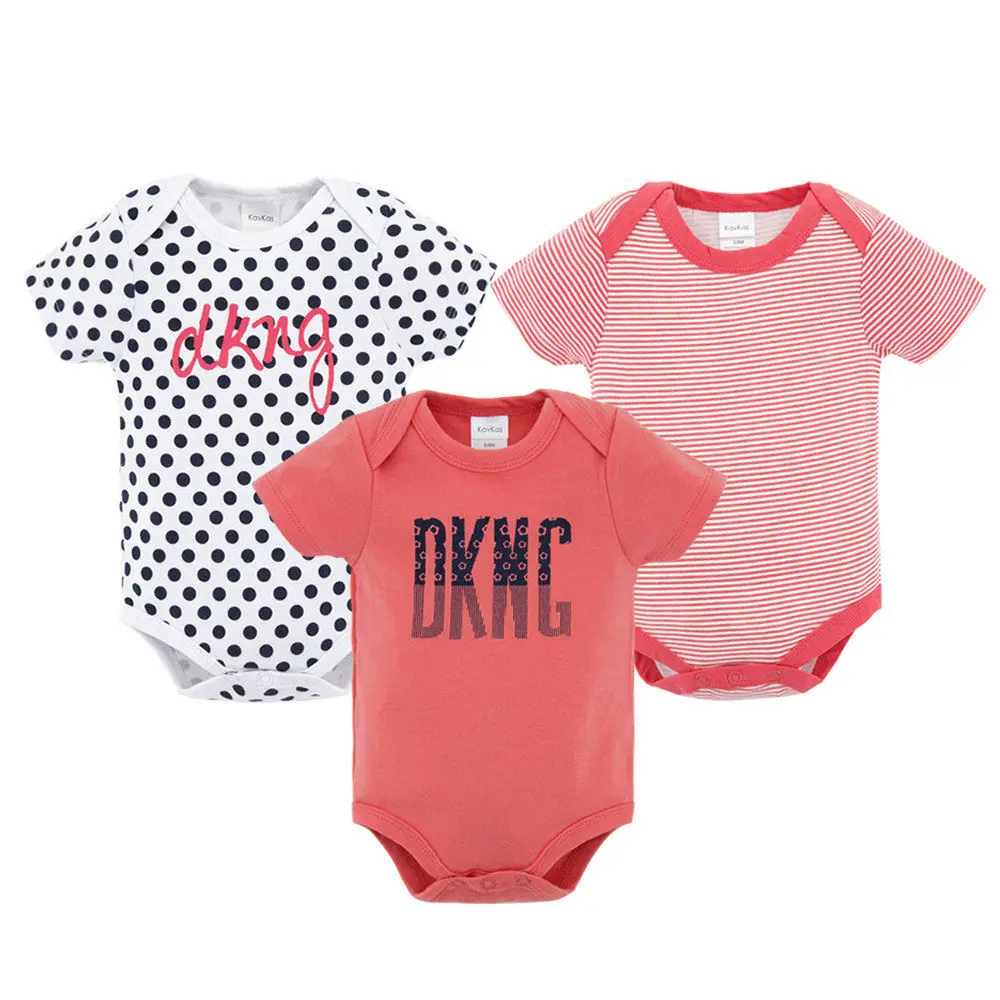 Комплект из 3 предметов для маленьких мальчиков, летняя одежда для маленьких девочек Одежда для новорожденных хлопковые комплекты для маленьких мальчиков Roupas Bebe De infant комбинезон - Цвет: HY2107