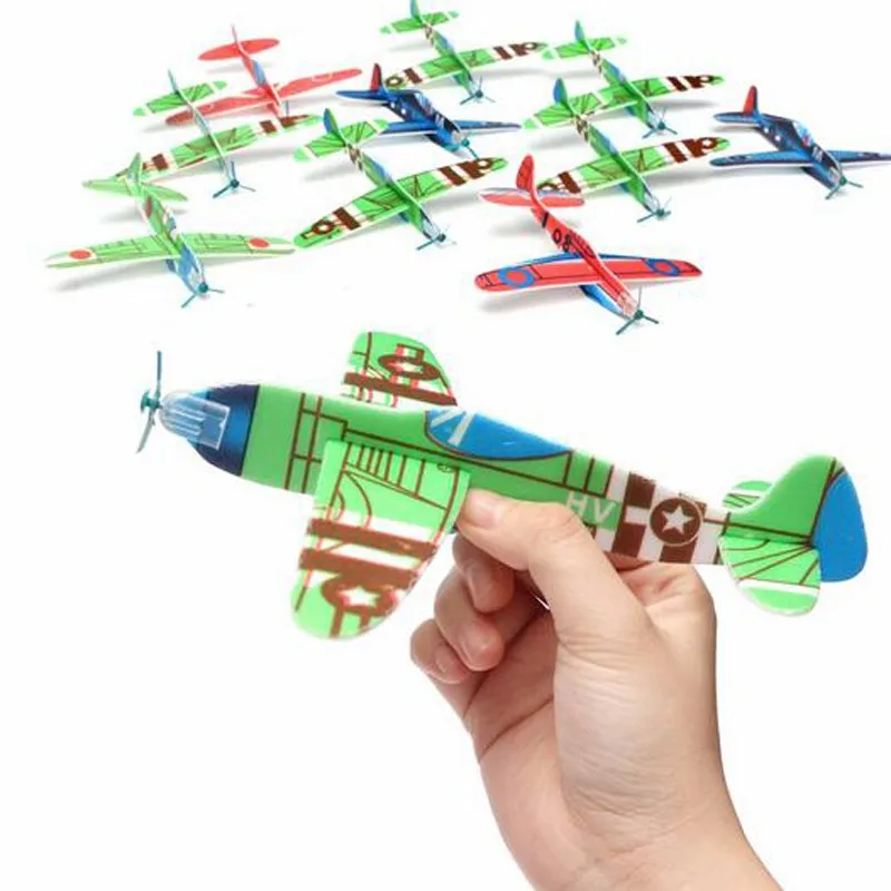 36pcsDIY children's manual technology small hand-throwing glider aircraft model foam whirling toy. | Игрушки и хобби