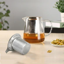 Чай для заварки 304 из нержавеющей стали Fliter чай для заварки многоразовый фильтр корзина сетчатая крышка ситечко для чая фильтры для кофе высокого качества