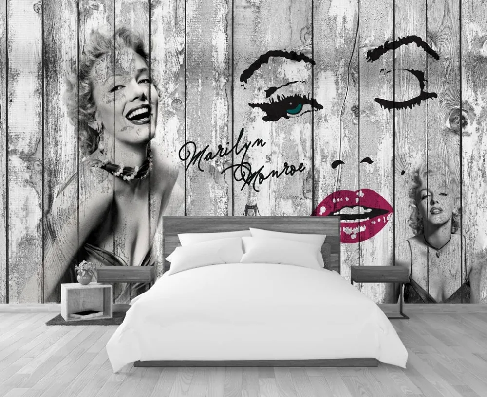 マリリンモンローの3dビニールとシルクの木の壁紙 レトロなスタイル 室内装飾 Photo Wallpaper Murals Wall Paper 3dwall Paper Aliexpress マリリンモンローの3dビニールとシルクの木の壁紙 レトロなスタイル 室内装飾 Photo Wallpaper Murals Wall Paper 3dwall Paper Aliexpress