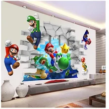 Por Super Mario Furniture Lots Super Mario Bros Kids Removable Wall Sticker Decals Nursery Home Decor Vinyl Mural For Boy Bedroom