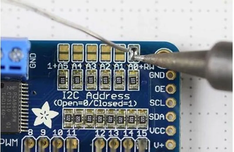 Завеса 16-канальный 12-битная ШИМ сервопривод-I2C интерфейс-PCA9685 для Arduino Raspberry Pi DIY Servo Щит модуль Servo Щит