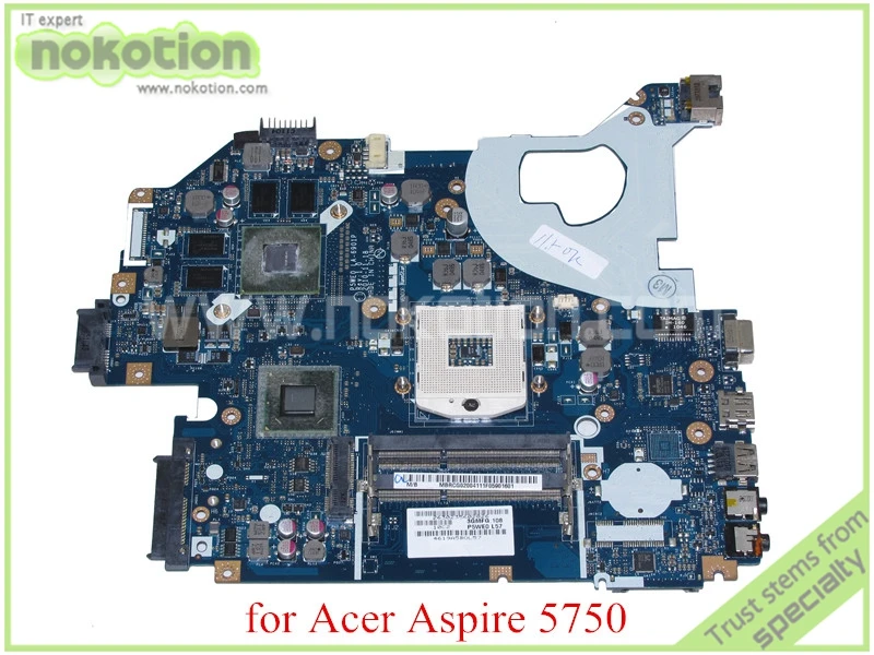 NOKOTION P5WE0 LA 6901P MBRCG02004 MB RCG02 004 for acer aspire 5750 5750G motherboard GeForce GT540M