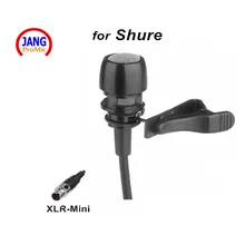 Профессиональный проводной отворотом конденсаторный микрофон хост шоу микрофон для Shure беспроводной передатчик и т. д. XLR мини 4Pin Mikrofon