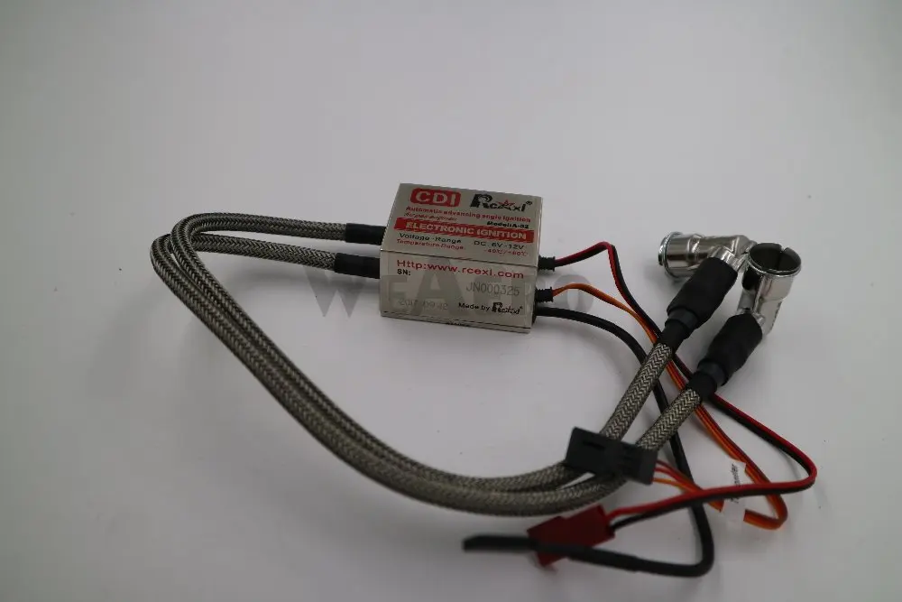 Allumage électronique CDI Rcexl - Pour Moteur Monocylindre Et Bougie NGK CM6 10mm 90° - 6V à 14.4V