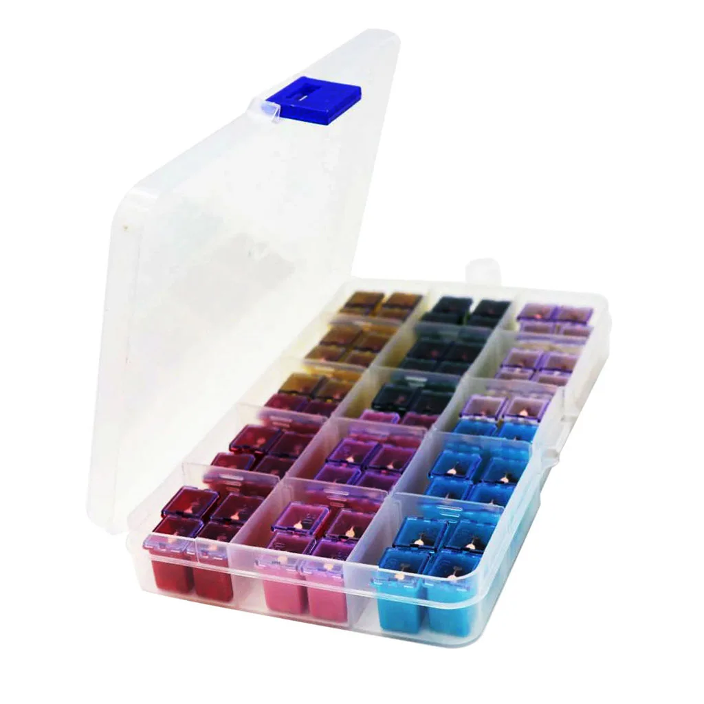 60pcs Car 32V F2829-Z JCASE Box Shaped Fuse Kit 20A 25A 30A 40A 50A 60A