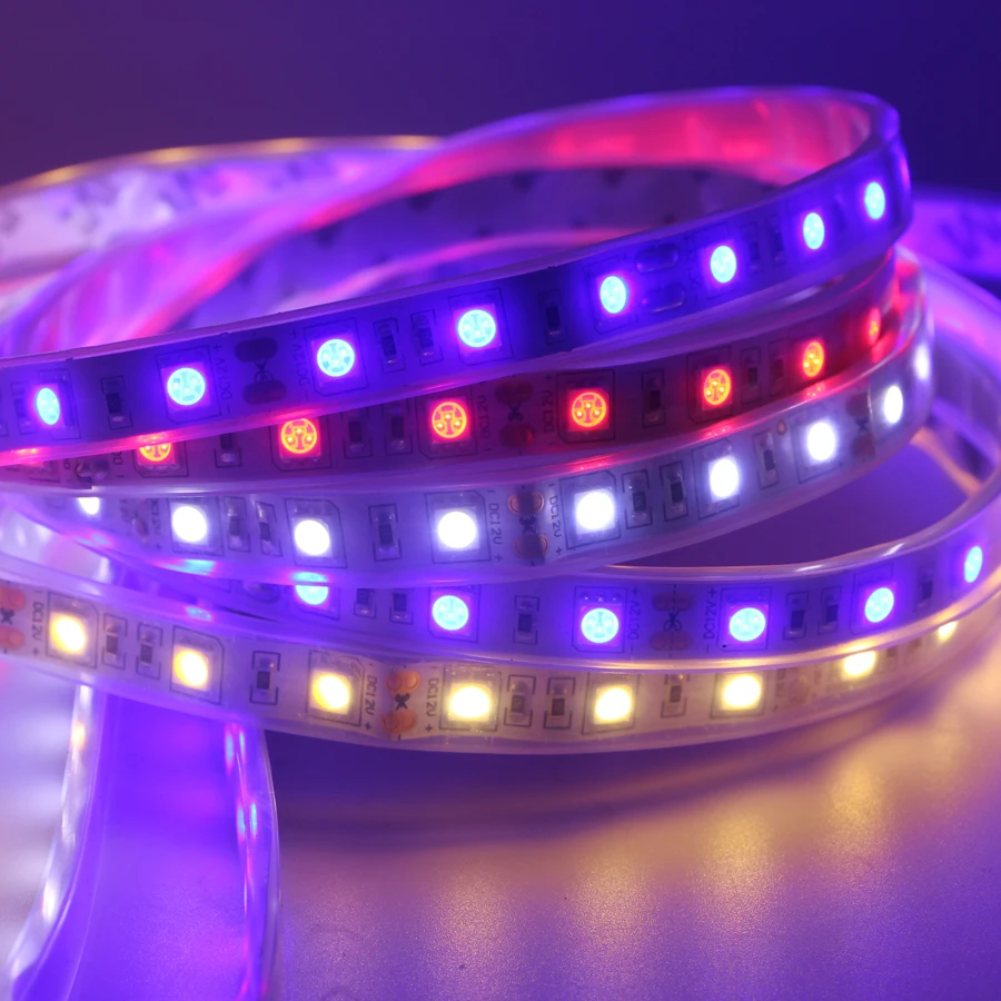 Светодиодная гибкая лента 5050 силиконовая трубка водонепроницаемая ip67 12 в RGB
