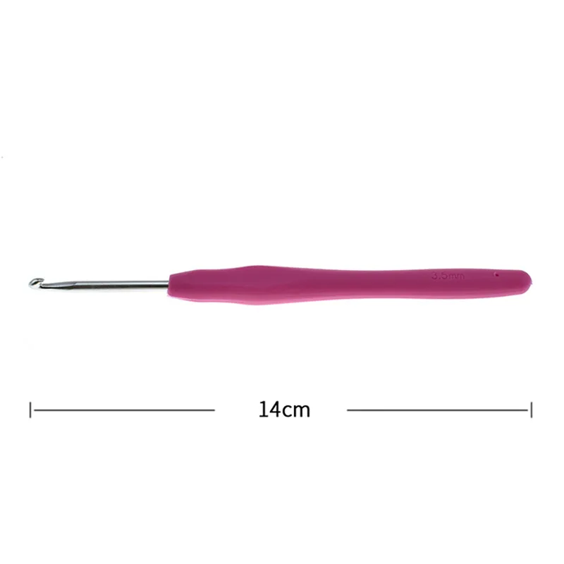 Fashion Crochet Hook Set 9 pcs Crochet Hook Sewing Needles Scissors Yarn Knitting Accessories With Case Best Gift For Mom Women (2)
