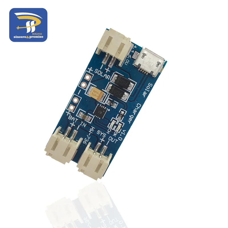 CN3065 Mini Solar Lipo Charger Board Module Li ion Lithium Battery Charge Single cell DIY Micro