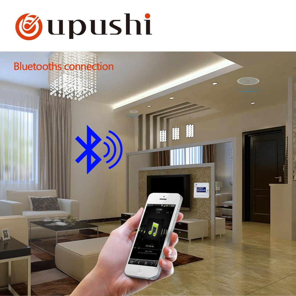 Oupushi A0 Cheap Mini In Wall Amplifier Wall Pad