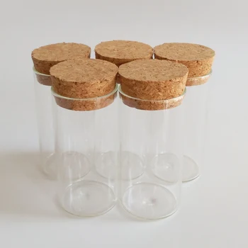 

25ml Small glass tube cork stopper bottle Dry Flower glass jar Home Storage glass bottle empty wishing bottle 30*60mm 30pcs/lot