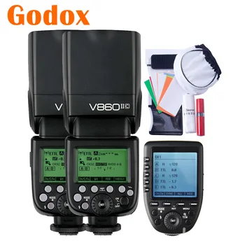 

Godox V860II-C 2.4G TTL HSS 1/8000 Speedlite Camera Flash Xpro-N Transmitter for Canon EOS 60D 600D 550D 500D 650D 750D 80D