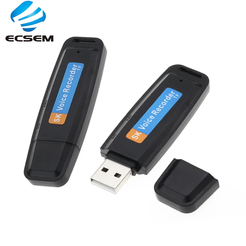 

portable Mini Professional Usb Voice Recorder Rechargeable U-Disk Digital Audio Recorder TF Flash Card Up to 32GB