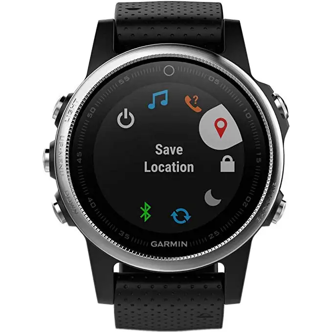 Fenix 5S мужские спортивные GPS водонепроницаемые цифровые наручные часы с шагомером