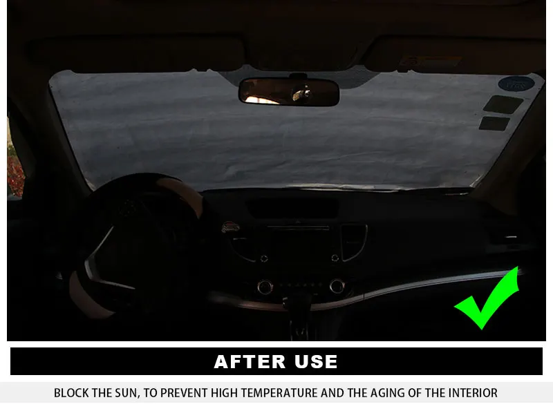 Car Window Sunshade Windshield Covers Auto Winter Snow Cover Cars Front Shade Protection Windscreen Folding Cushion Accessories (4)
