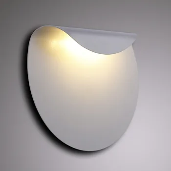 

Modern Wall Lamps LED White Wall Sconces White Light Flush Mount wall Lights Lustres bathroom kitchen fixtures lighting
