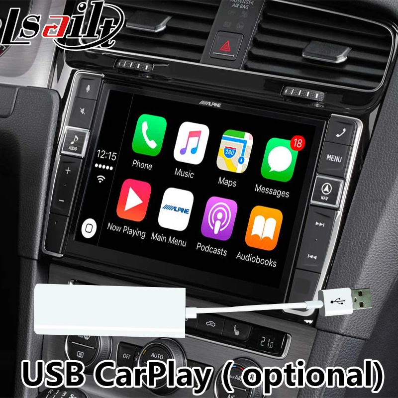 Lsailt Android автомобильный аудио видео интерфейс для Land Cruiser LC200- поддержка carplay, android auto, youtube, yandex