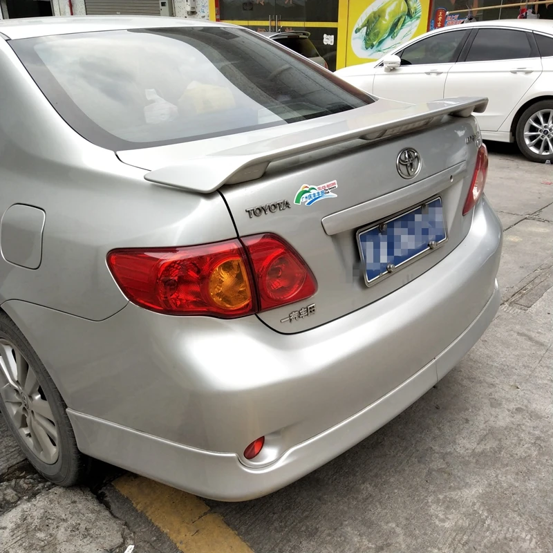 

For 2003-2013 Toyota Corolla Spoiler ABS Material Car Rear Wing unpaint Color Corolla Rear Spoiler For Toyota Corolla Spoiler
