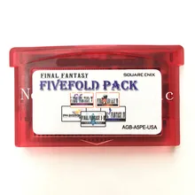 Final Fantasy 5 в 1 для 32 бит видеоигры картридж консоль карта портативный плеер Версия США/ЕС