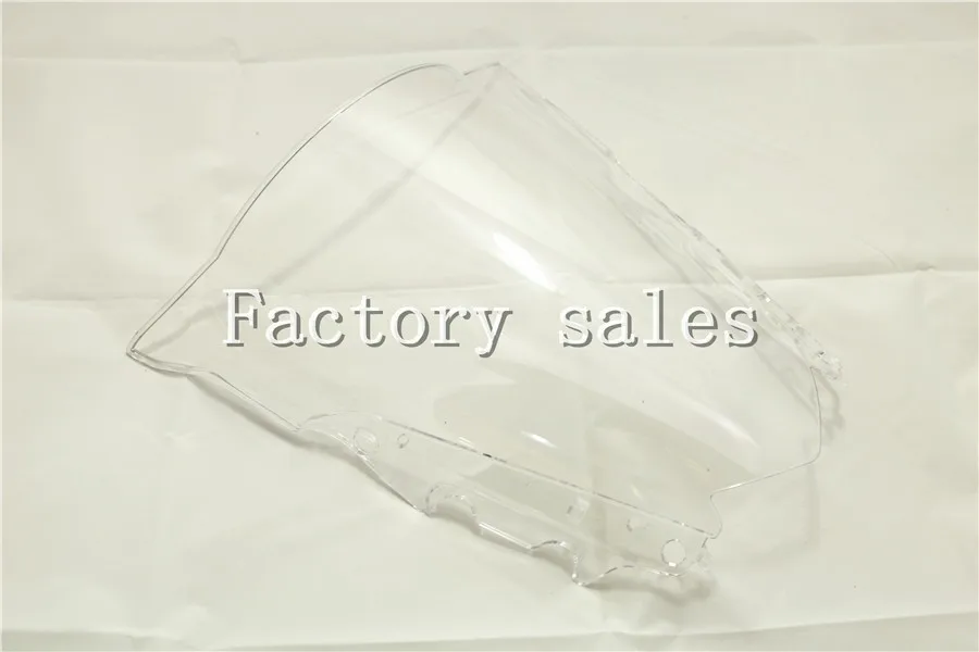 

For Yamaha YZF R25 R3 2013 2014 2015 2016 2017 White Windshield WindScreen Double Bubble 13 14 15 16 R 25 3