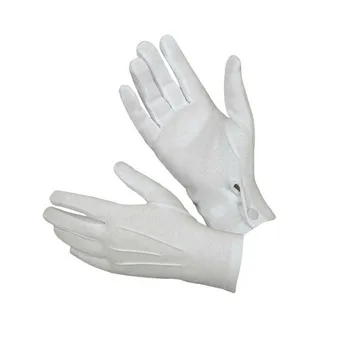 

2020 New Hot Sale 1Pair White Formal Gloves Tuxedo Honor Guard Parade Santa Men Inspection For Wholesale