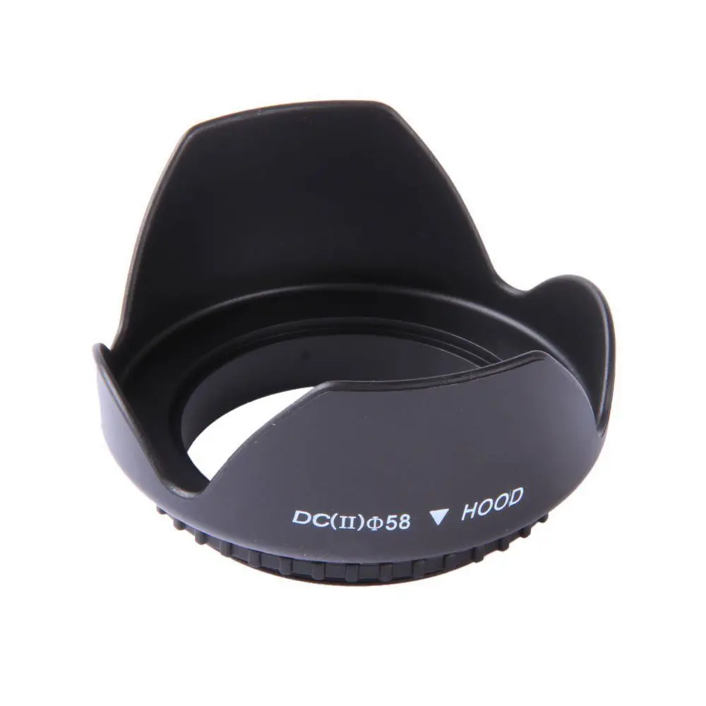 Комплект фильтров 58 мм UV CPL FLD + крышка бленды объектива для Canon Rebel T6i T5i T4i T3i 18 55