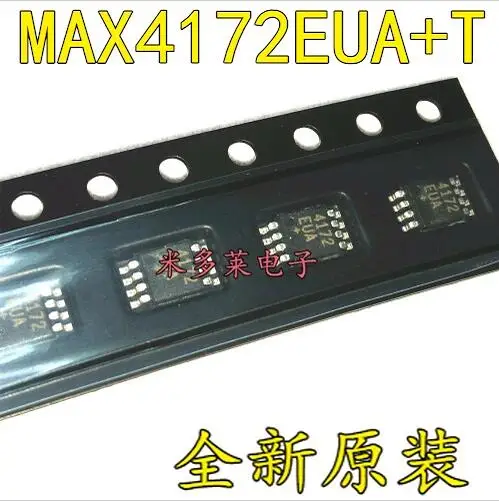 

50pcs/lot MAX4172EUA-T MAX4172EUA MAX4172E 4172 MSOP8.