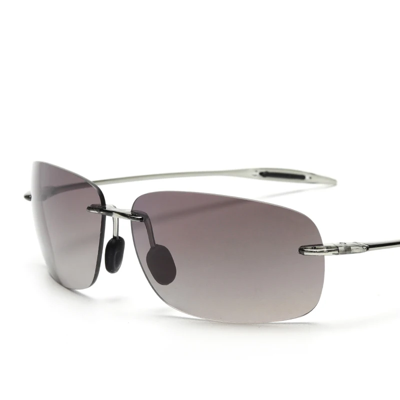 Мужские солнцезащитные очки без оправы UV400, дизайнерские Роскошные Брендовые мужские солнцезащитные очки без оправы# VAL-422