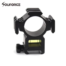 30 мм крепление кольцо три боковое крепление с уровнем пузырьков духов подходит 20 мм рельс для ружейный лазер прицел фонарик