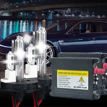 AC 55W H4 XNEON HID комплект H4 с галогеновой лампой ксеноновый Комплект 4300k 5000k 6000k 8000k HID конверсионный комплект H4-2 ксеноновая лампа